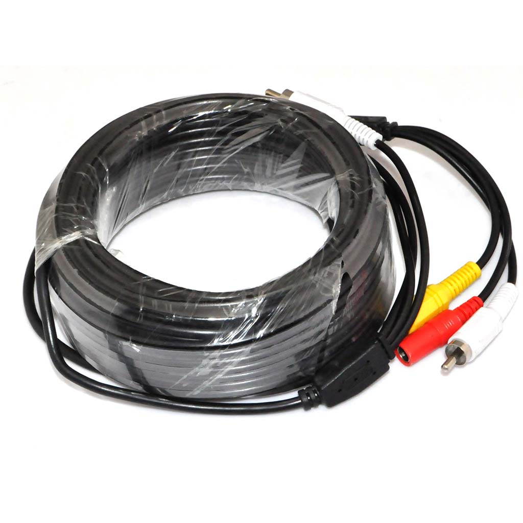 iKKEGOL 30M 98ft BNC CCTV Camera 12V Powered Video Extension Cable for DVR Security Camera