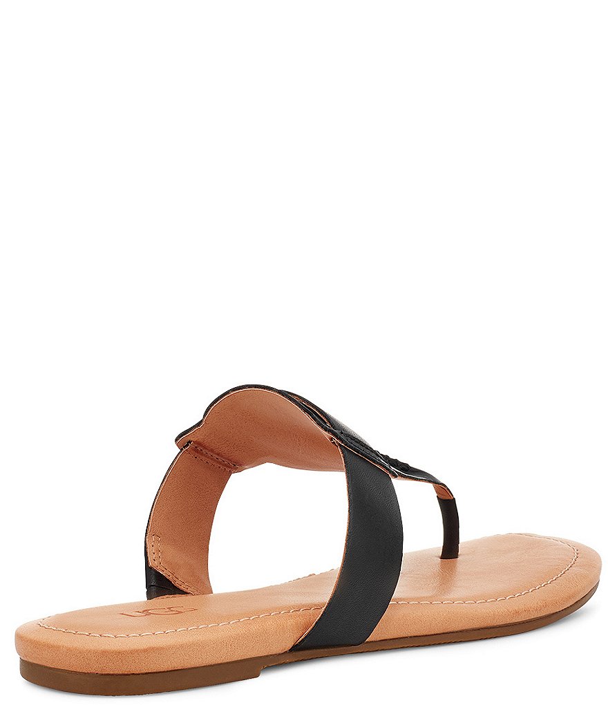 UGG&reg; Gaila Leather Thong Sandals