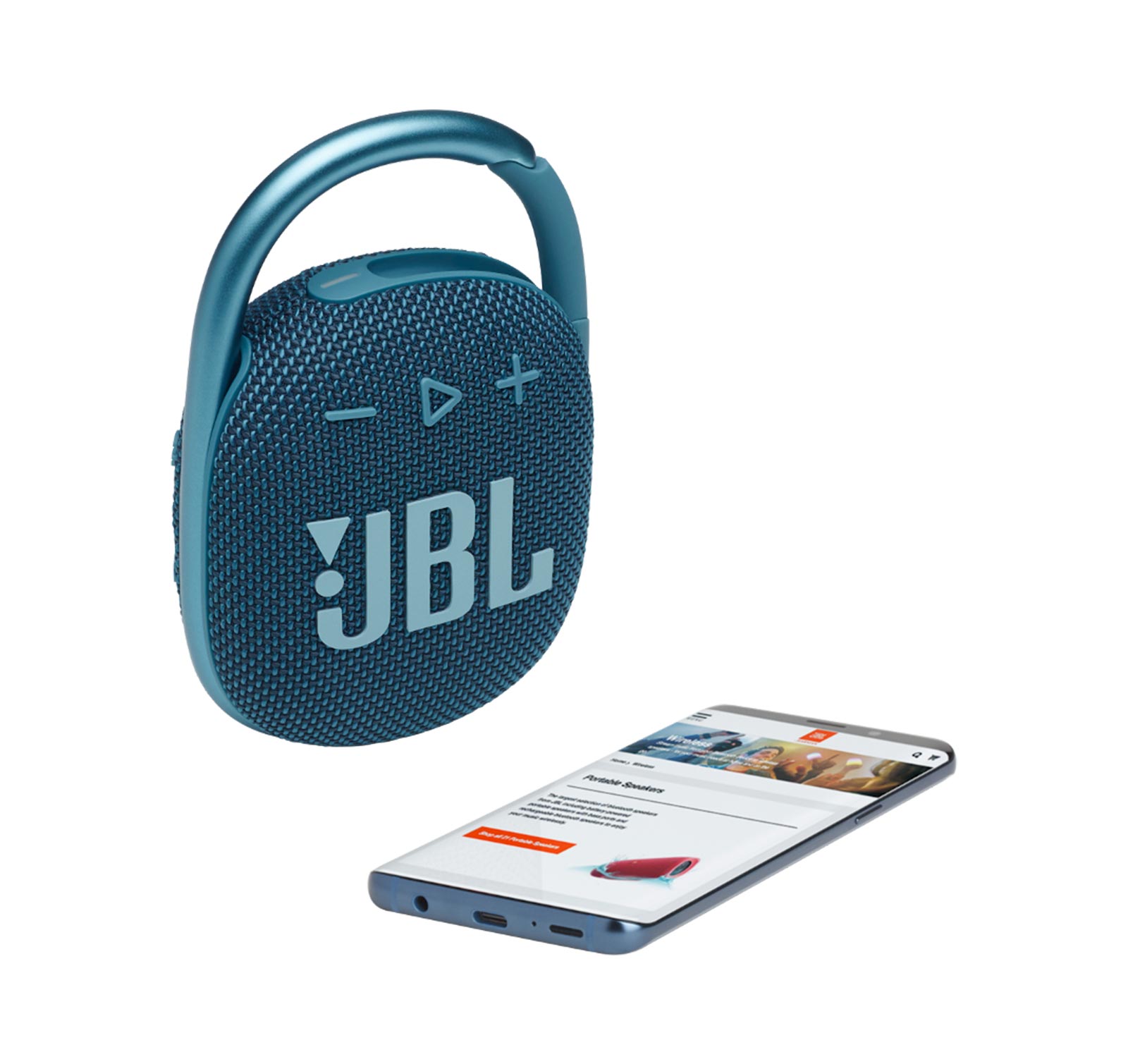 JBL Clip 4 Pink Portable Bluetooth Speaker