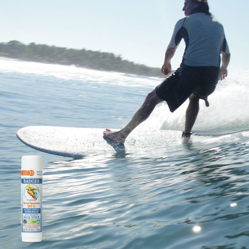 Badger Sport Mineral Sunscreen Face Stick - SPF 35 - 0.65oz