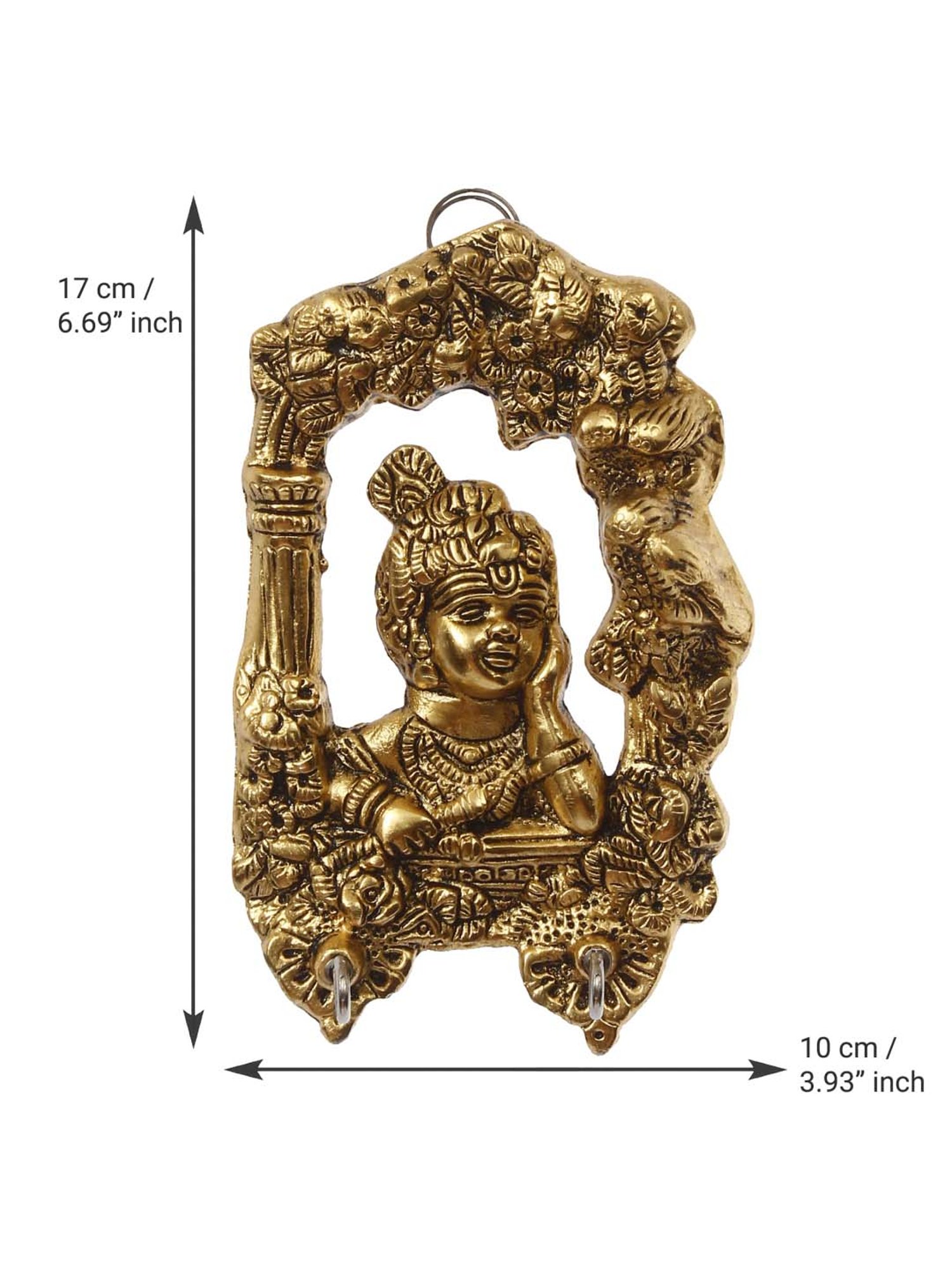 Gathari White & Orange Ceramic Desk Planter