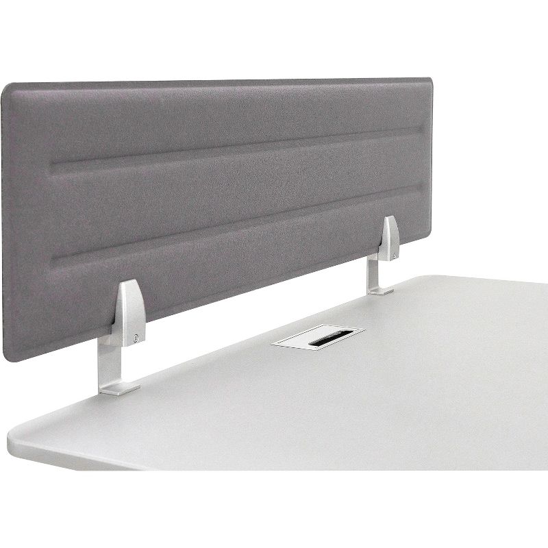 Iceberg Privacy Panel Tackable Felt 47"x12" Gray 68917