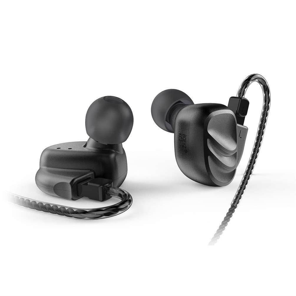 BQEYZ KC2 Quad Drivers Earphones HiFi Stereo Headset Noise Isolating with Detachable Cable