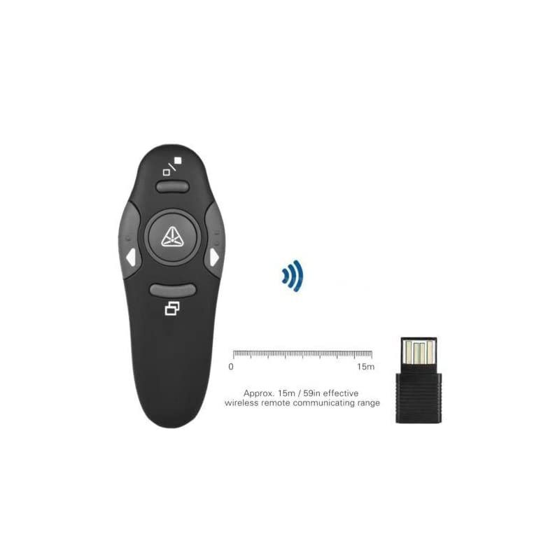 Wireless PPT clicker 24GHZ USB Presentation Remote for School Lecture Meeting Report Speech