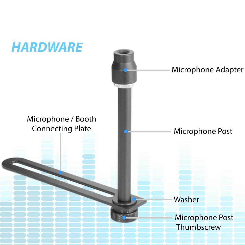 Pyle Noise Absorbing Isolation Acoustic Panel Shield Vocal Studio Booth (2 Pack)