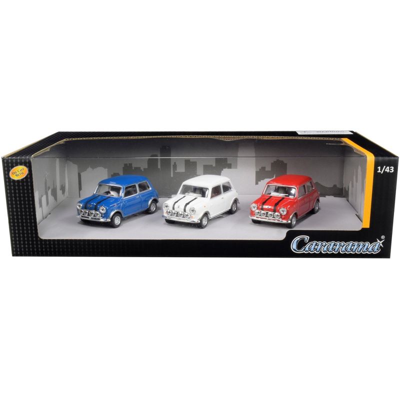 Mini Cooper 3 piece Gift Set 1/43 Diecast Model Cars by Cararama