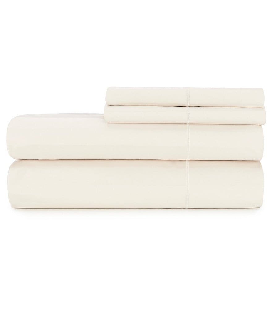 Luxury Hotel 600 Thread-Count Supima Cotton Striped Sheet Set with FabFit Technology