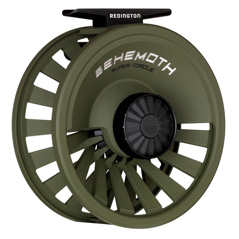 Redington 5-5506R56R Behemoth 5/6 Spool Heavy-Duty Adjustable Drag Carbon Fiber Fly Fishing Reel, O.D. Green