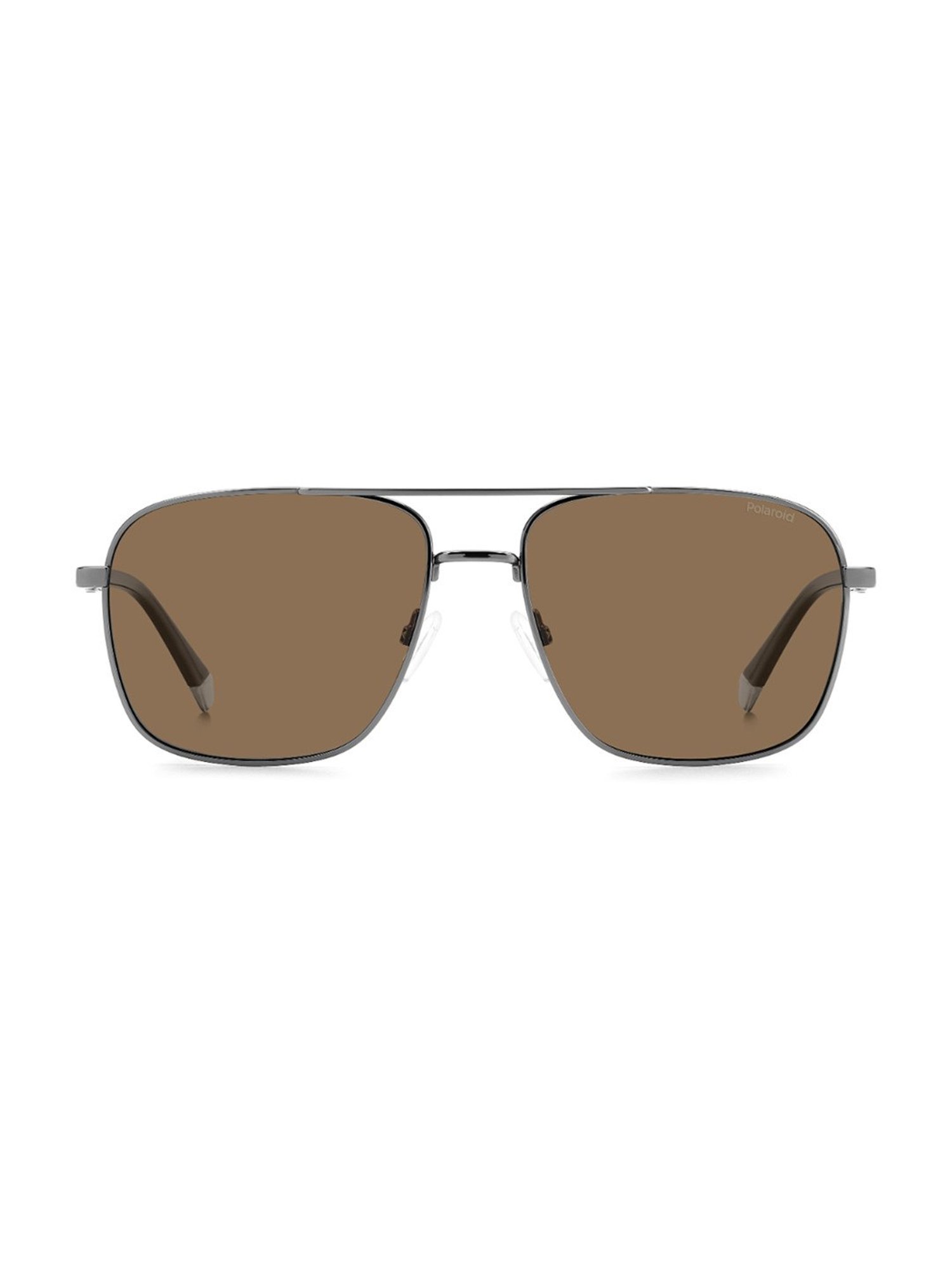 Polaroid Brown Rectangular Sunglasses for Men