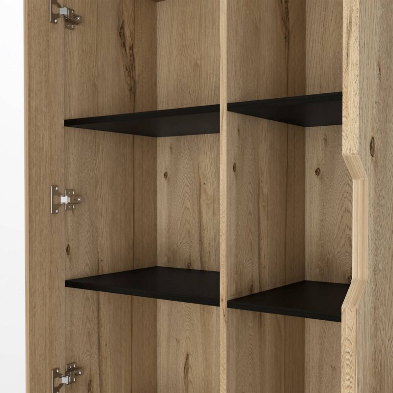 Wood 2 Door Storage Cabinet in White-Pemberly Row