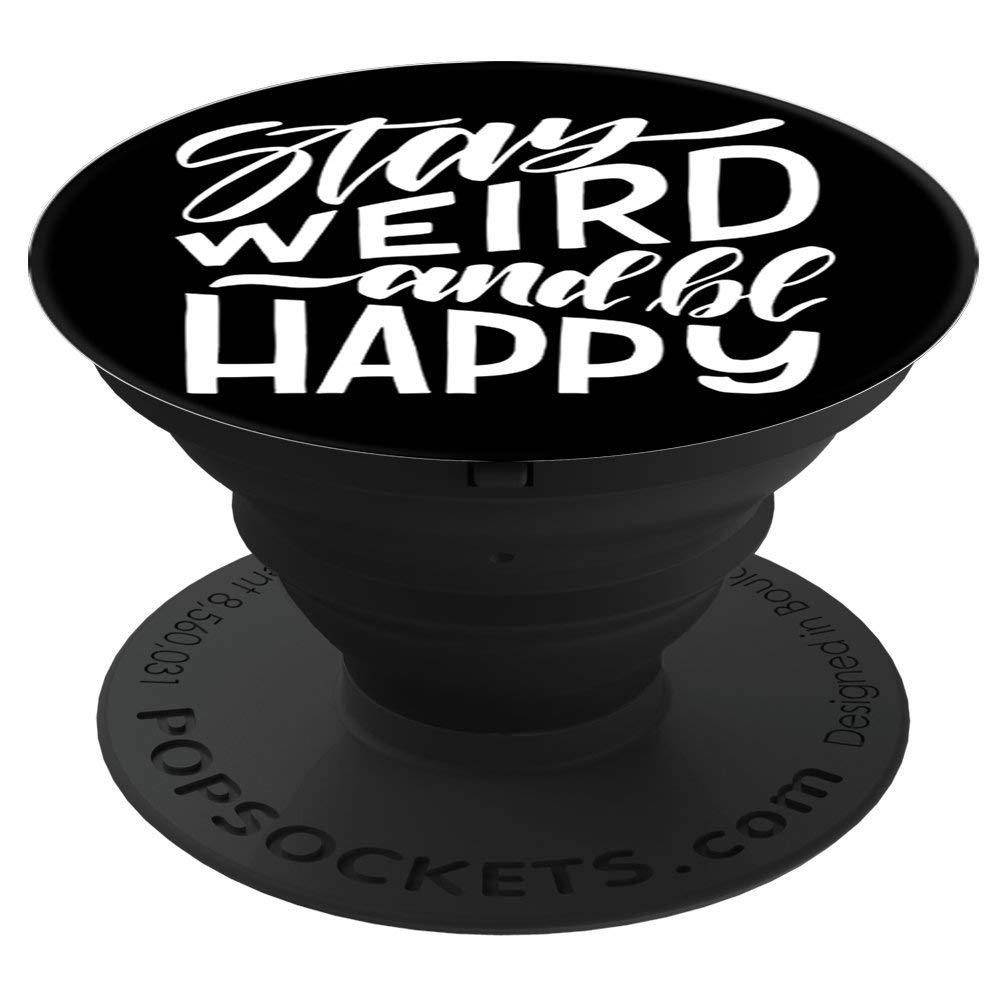 Sassy Southern Charm & Grace Inspirational & Cute Weird & Happy Quote White Lettering on Black for Wireless Phone  PopSockets Stand for Smartphones and Tablets