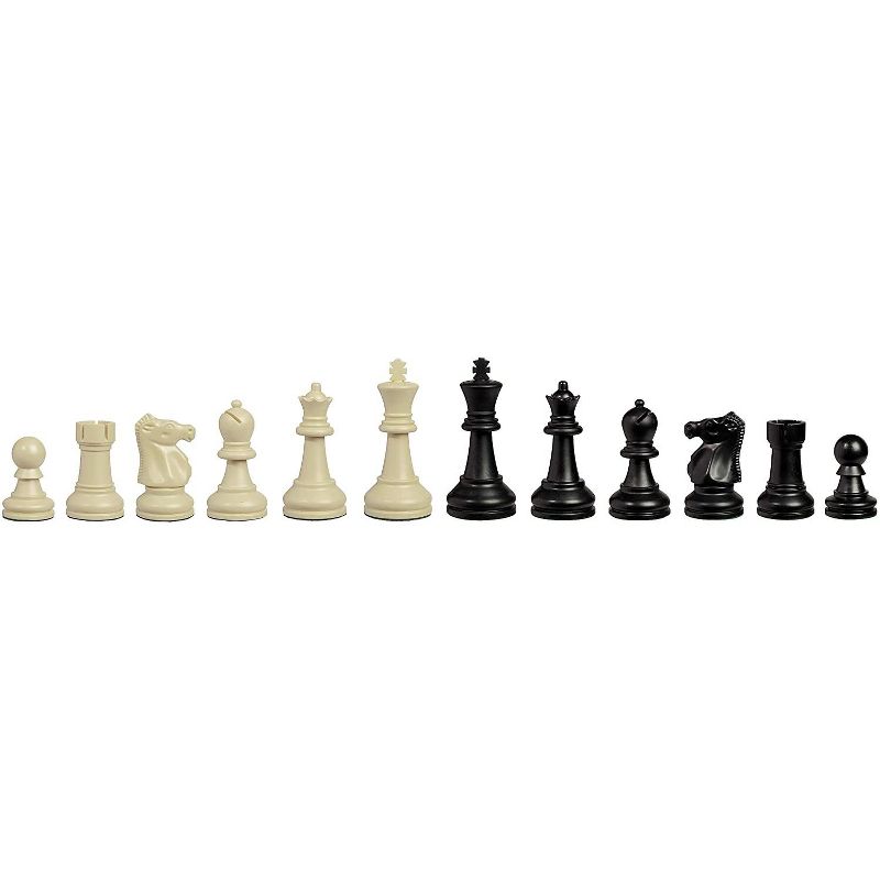 Bobby Fischer Ultimate Tournament Chess Pieces with 3.75 inch king - triple weight over 3.9 lbs.