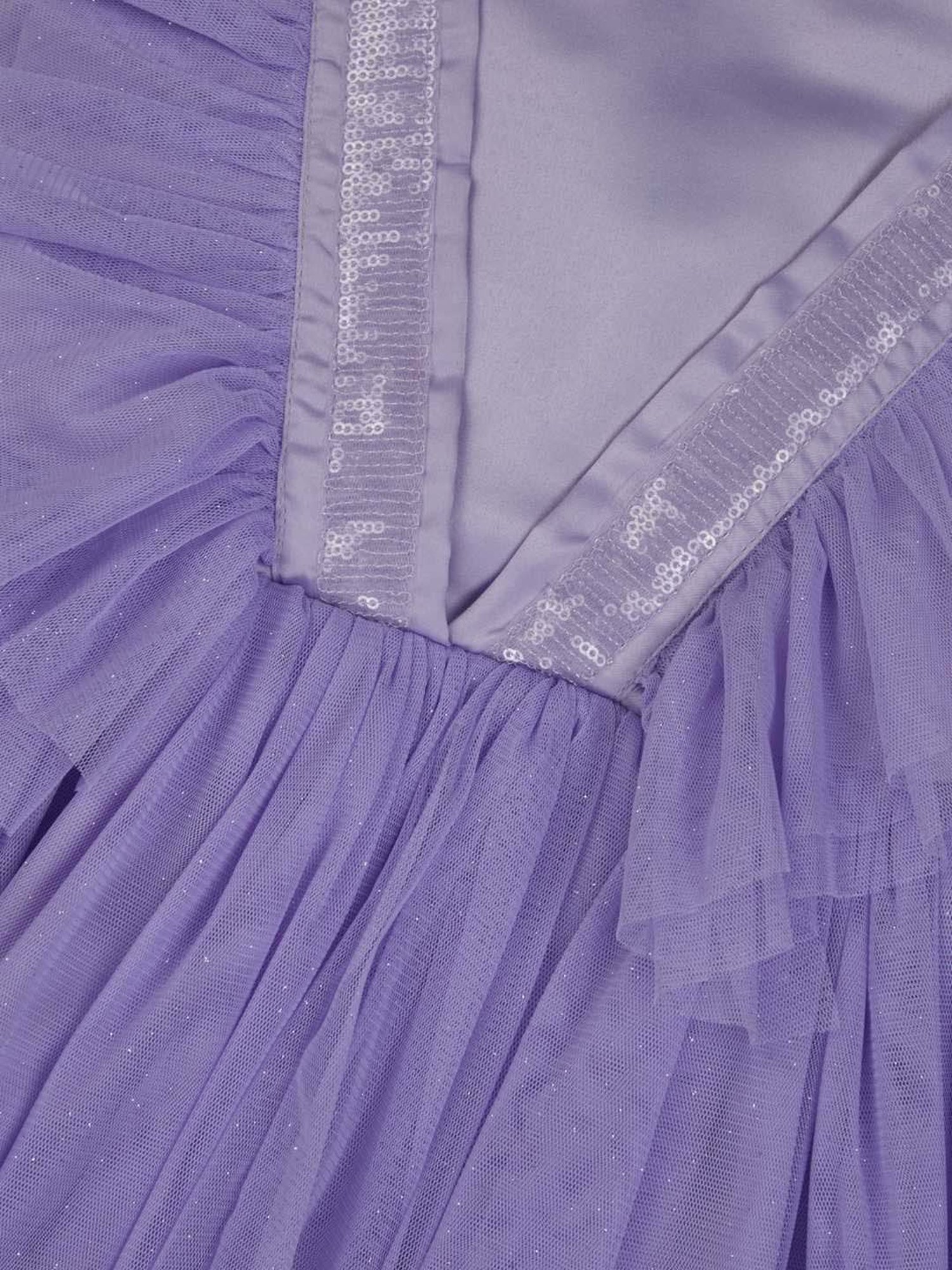 Gini & Jony Kids Purple Regular Fit Dress