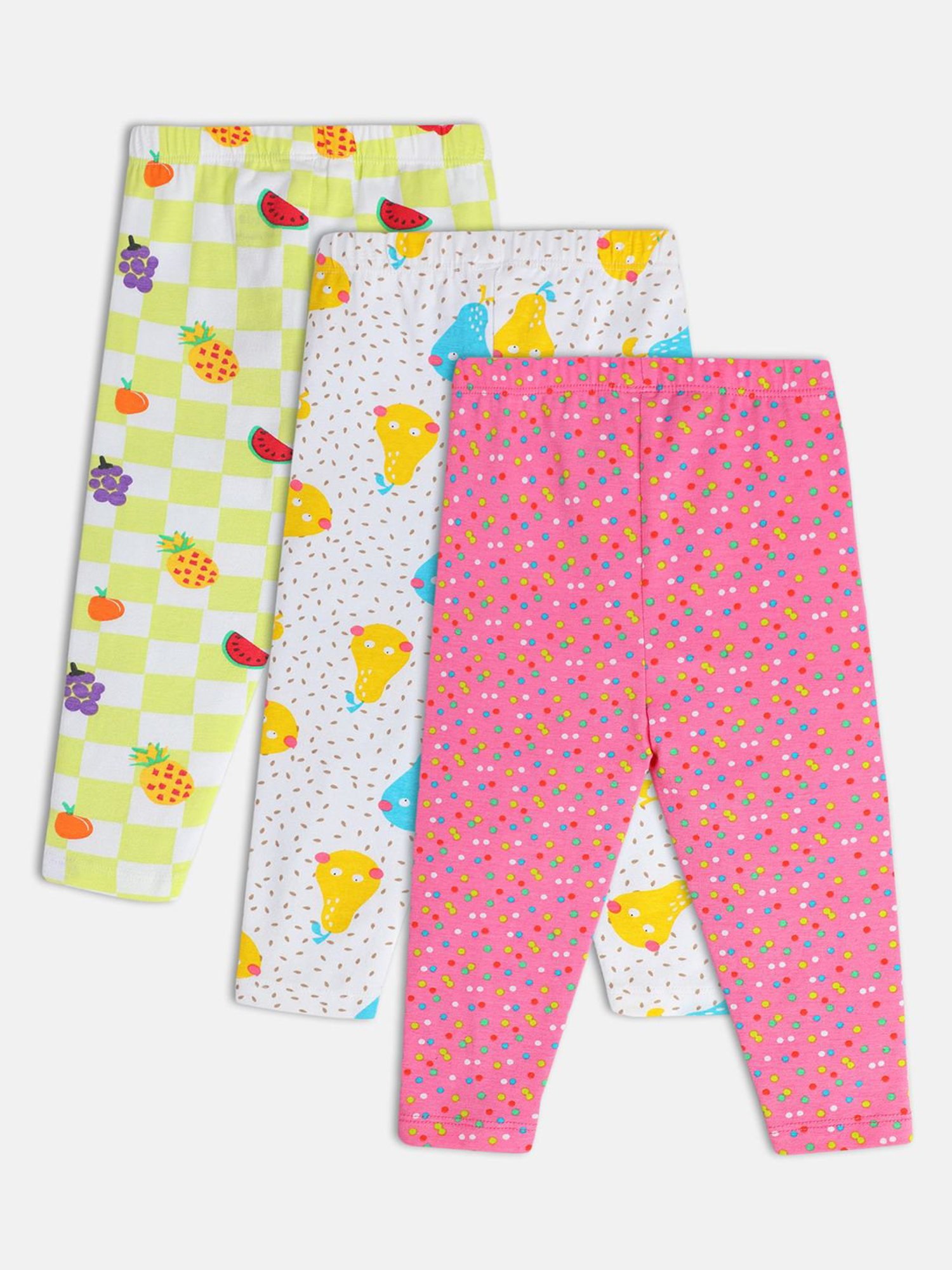 Nino Bambino Kids Multicolor Printed Leggings