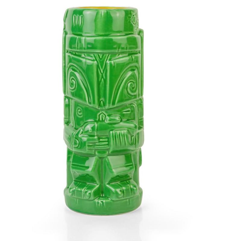 Beeline Creative Geeki Tikis Star Wars Boba Fett Mug | Ceramic Tiki Style Cup | Holds 13 Ounces