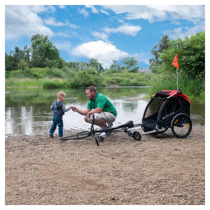 Tow Tuff TTF-2762ACBR Heavy Duty 2-in-1 Aluminum Automotive Cargo Luggage Carrier with Bike Hitch Rack