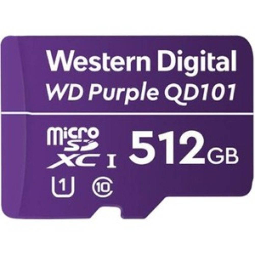 Western Digital - WDD512G1P0C - WD Purple WDD512G1P0C 512 GB Class 10/UHS-I (U1) microSDXC