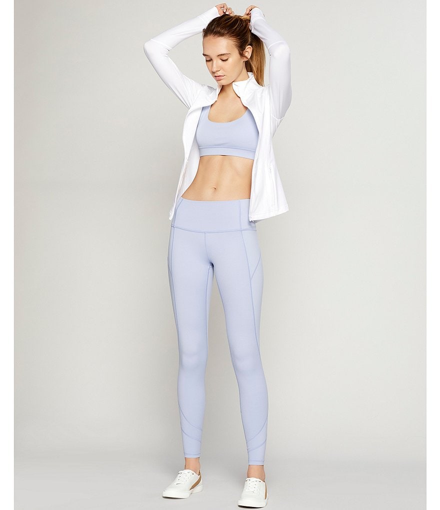 Antonio Melani Awaken High-Tech Interlock Knit Moisture Wicking Zip Front Jacket