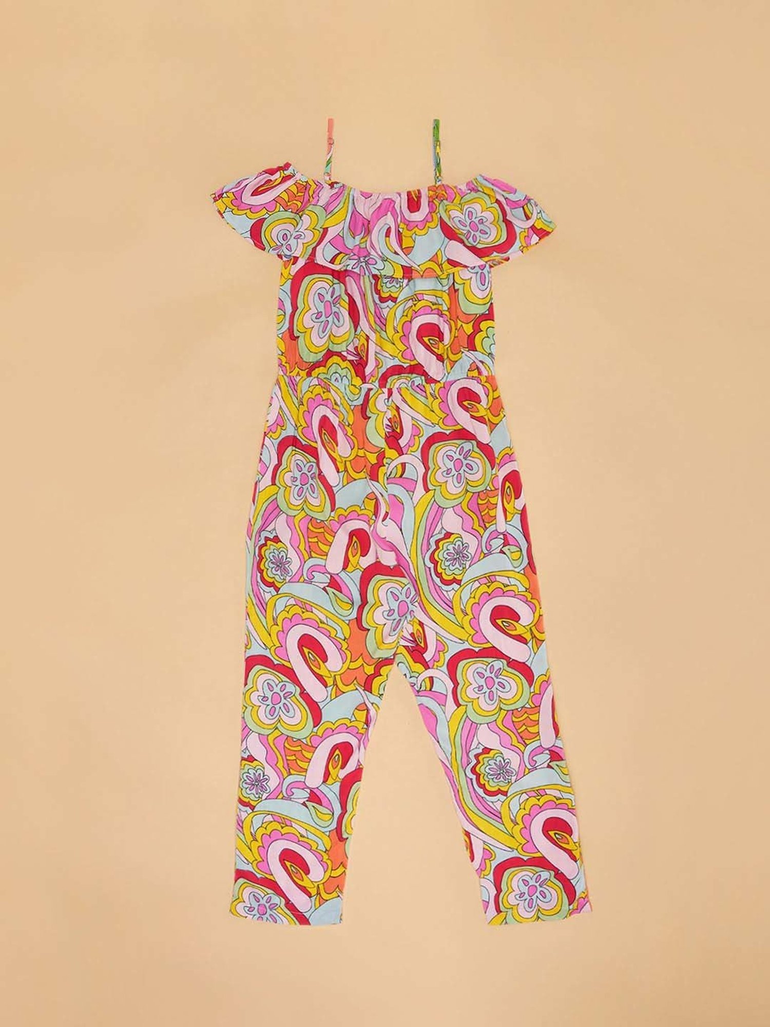 YU by Pantaloons Kids Multicolor Printed Jumpsuit