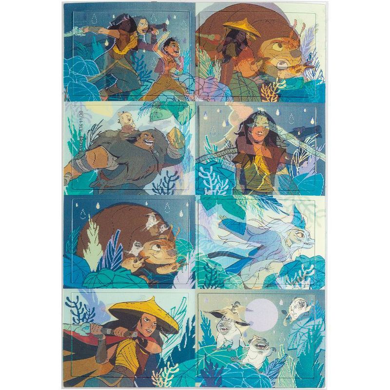 Raya and the Last Dragon 16ct Lenticular Party Favor Stickers