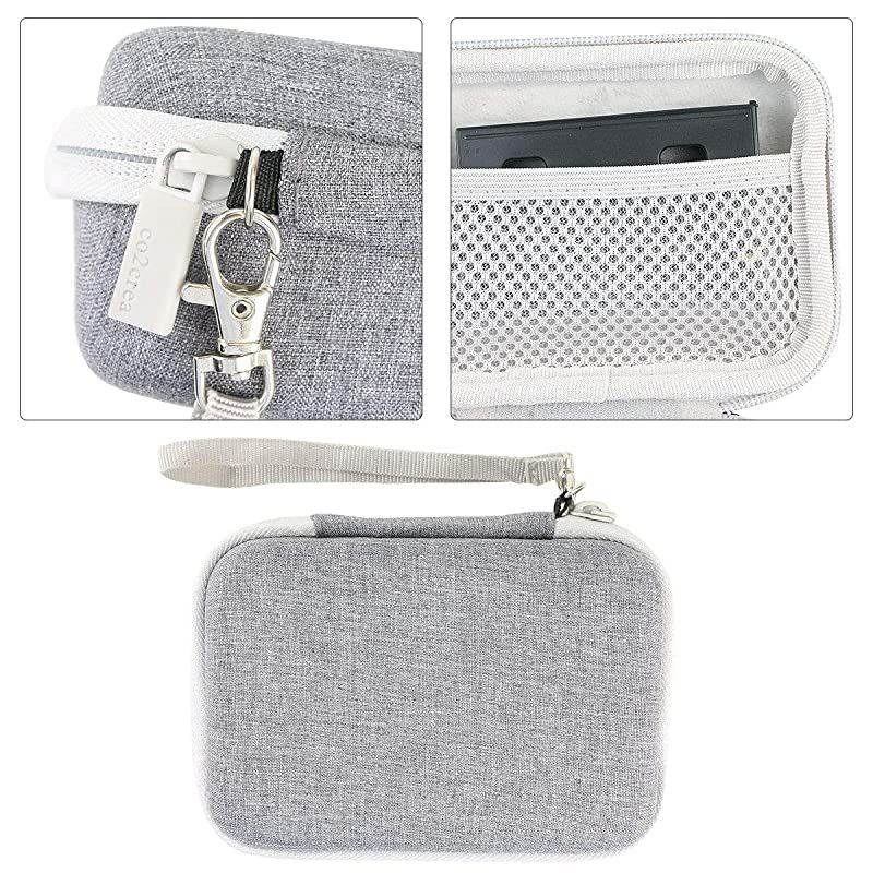 Hard Travel Case for Fujifilm Instax Mini Link Smartphone Printer Ash White Case + Inside White