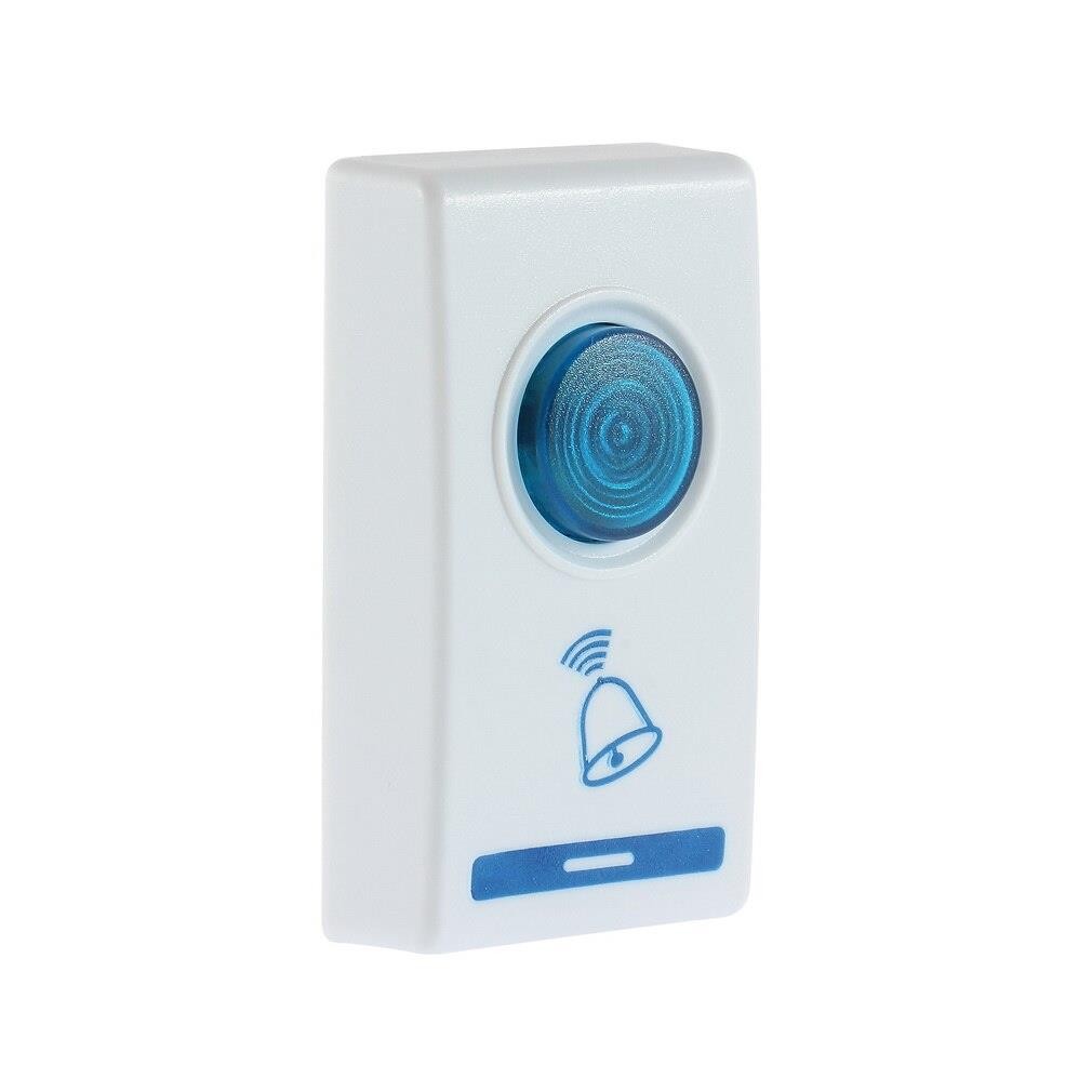 Wireless Door Bell 504D LED Chime Door Bell Doorbell & Wireles Remote control 32 Tune Songs White Home Security Use Doorbell