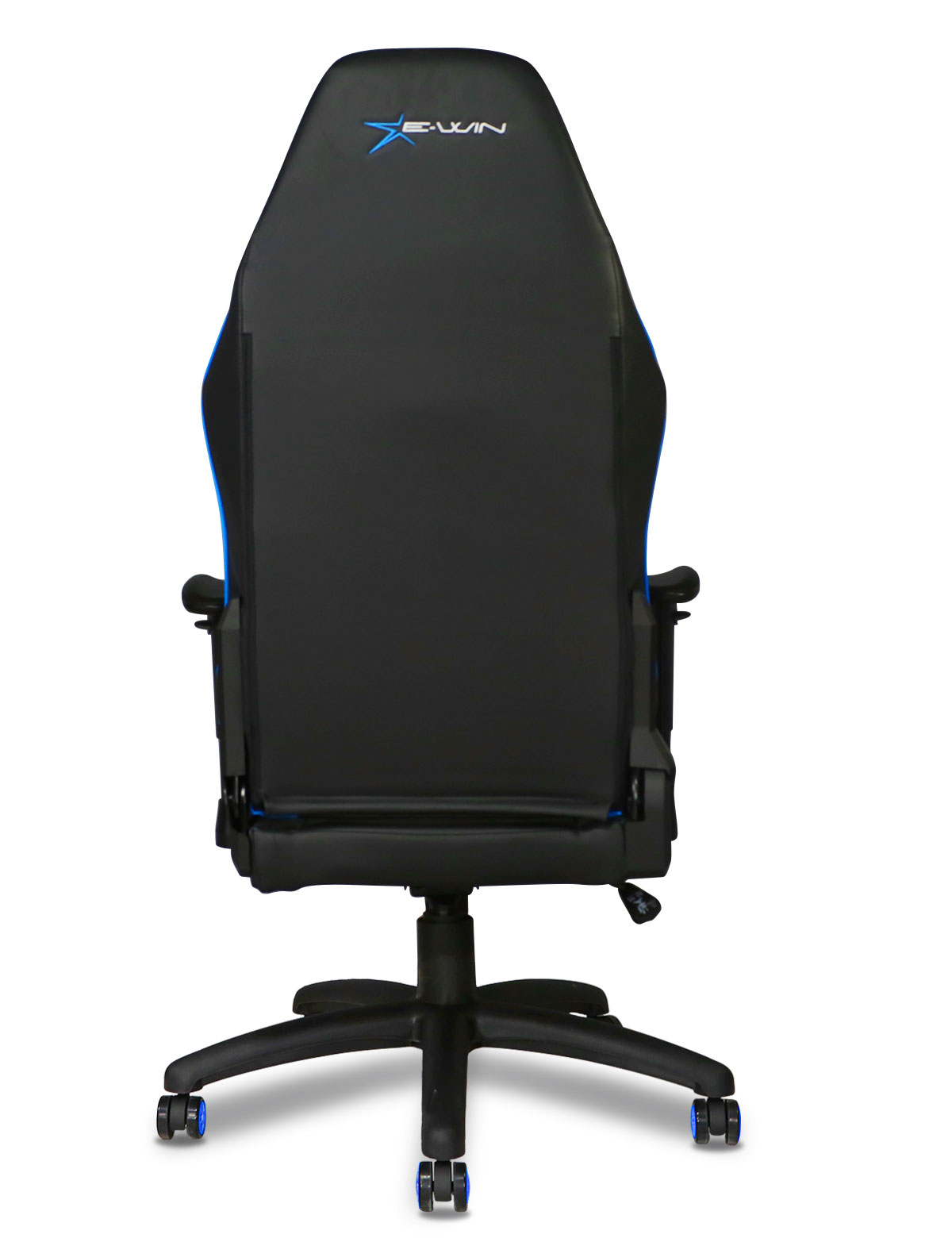 EWin Gaming and Office Chair KTC Knight Series Ergonomic With Head and Back Pillows (Black and Blue)