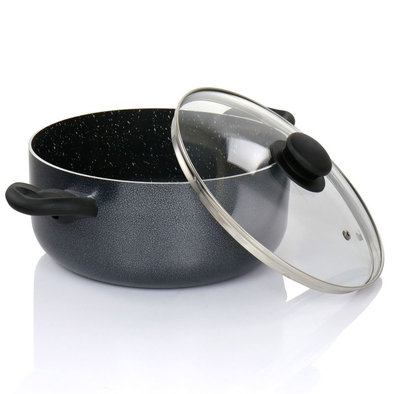 Meyer Corporation Anolon Nouvelle Copper Luxe Hard-Anodized Nonstick Casserole, 4-Quart, Onyx