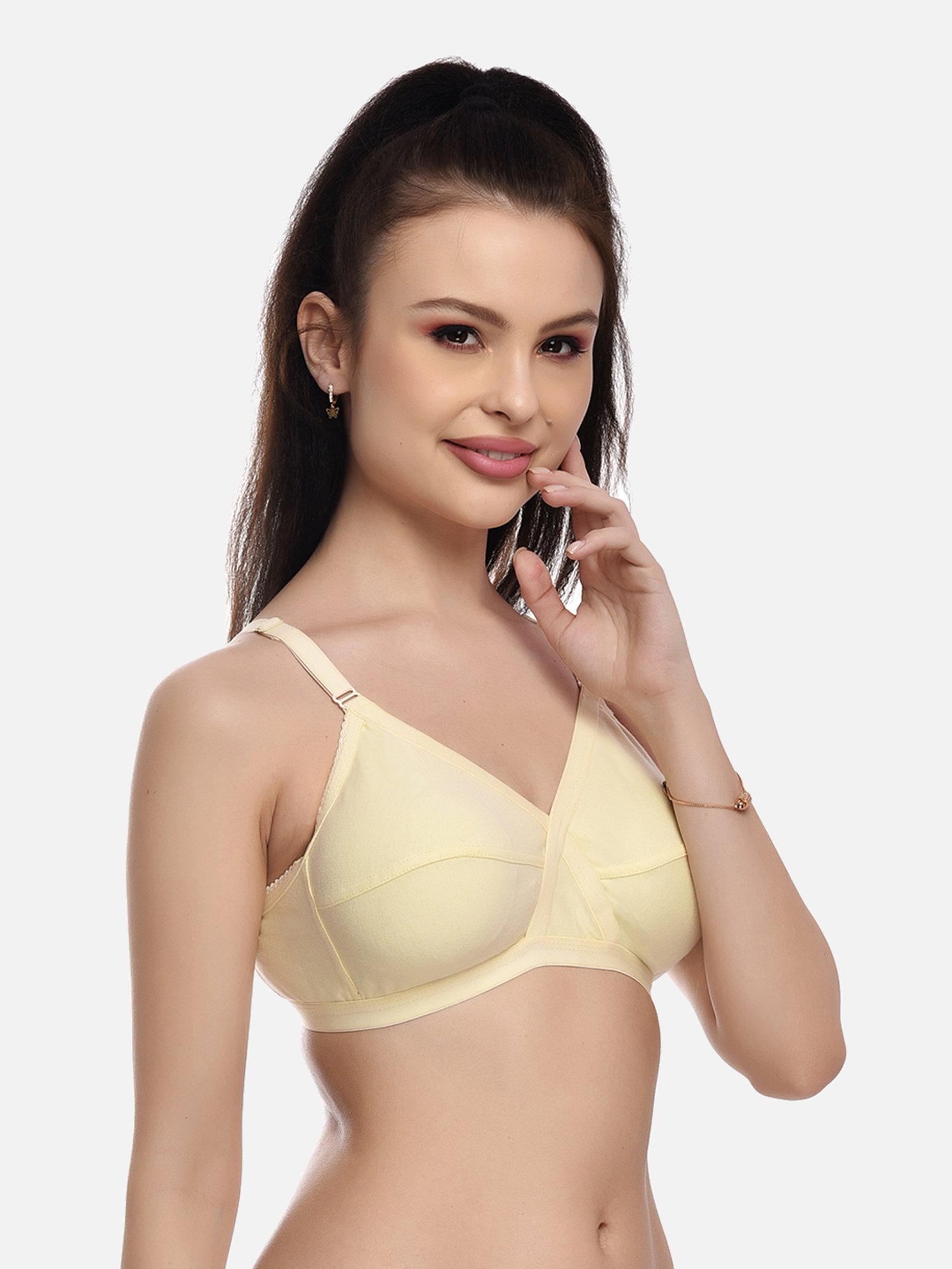 FIMS: Fashion is my Style Black & White Everyday Bras - Pack Of 3