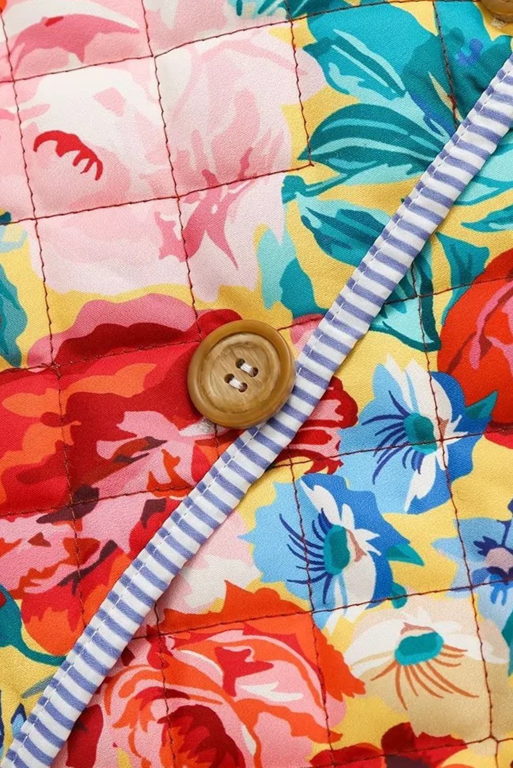 Brown Plaid Button Up Long Sleeve Flannel Shacket