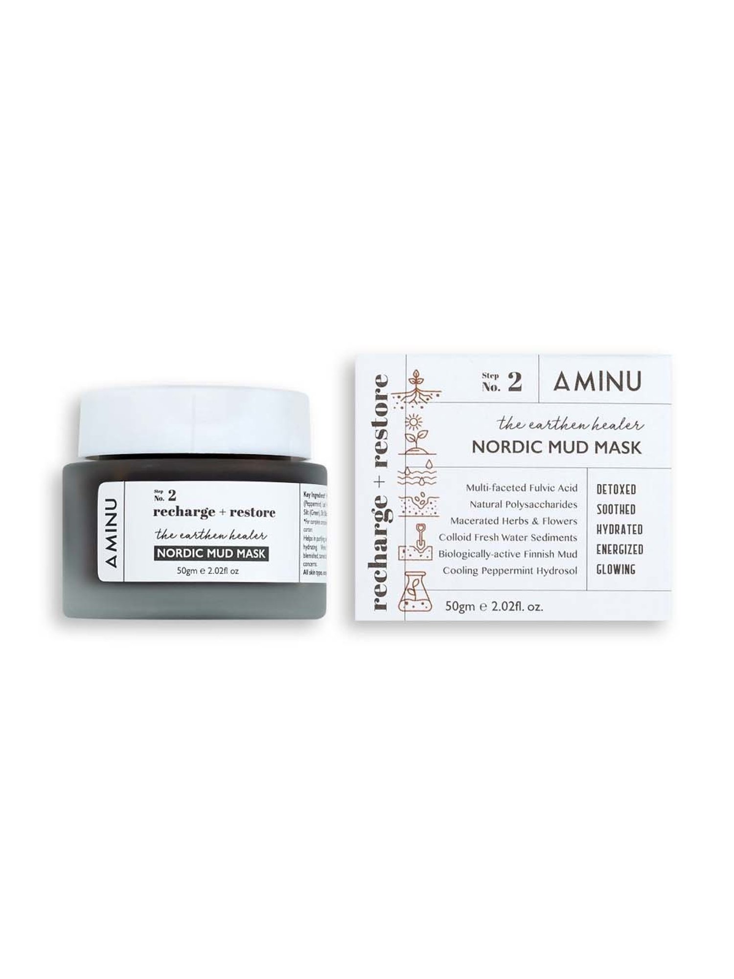 AMINU The Earthen Healer Nordic Mud Mask - 50 gm