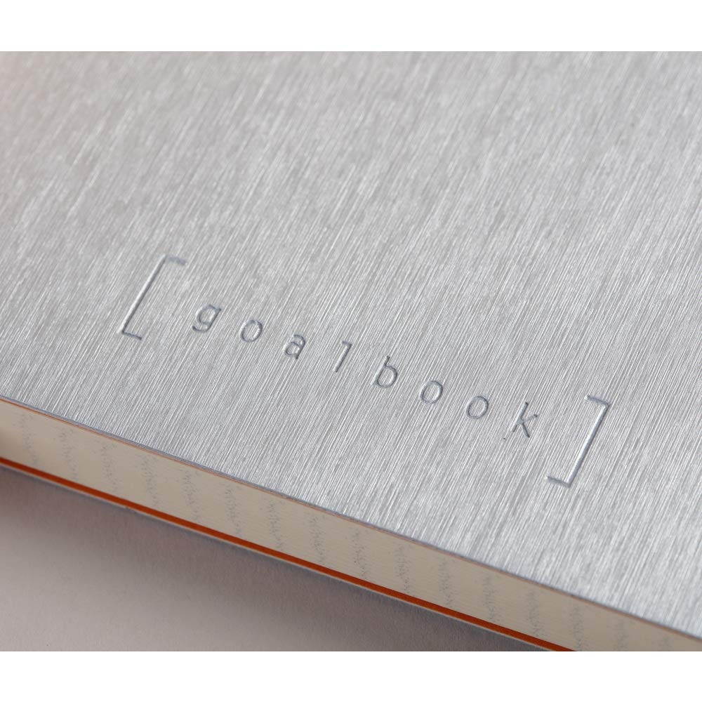 Rhodia Goalbook - Dot Grid 224 Numbered pages - 6 x 8 1/4 - Silver