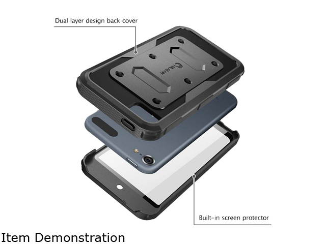 i-Blason Apple iPod Touch (5th & 6th Generations) Case - Armorbox Series Fullbody Case with Screen Protector iTouch-6G-Armorbox-Black