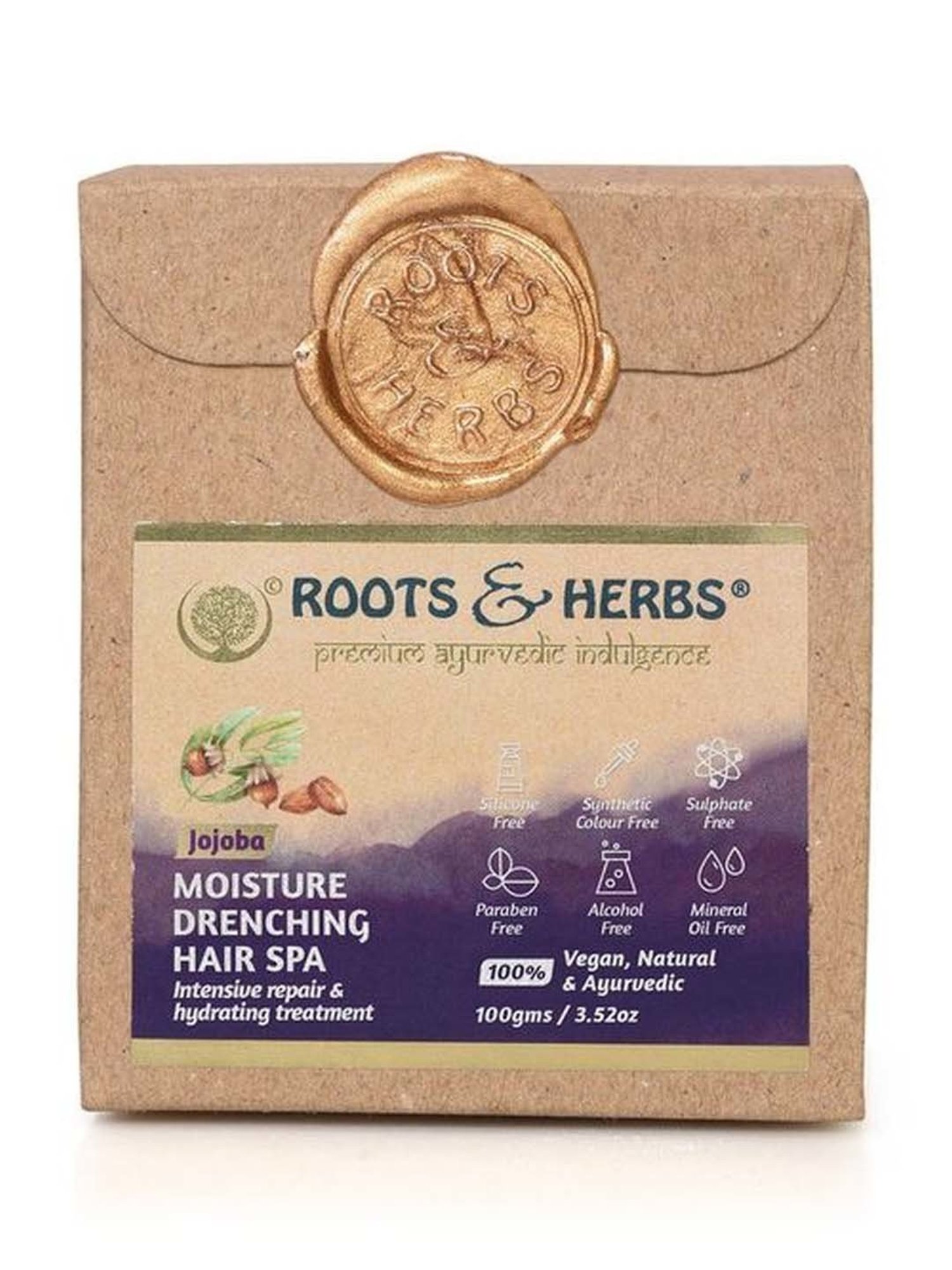 ROOTS AND HERBS Jojoba Moisture Drenching Hair Spa - 200 ml