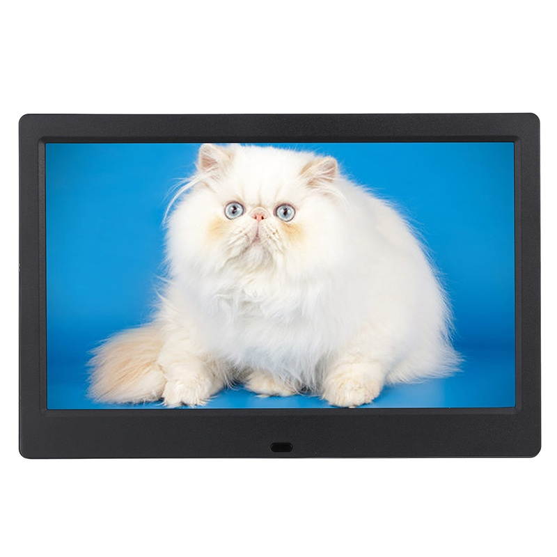 10 Inch 5V 1024x600 HD IPS LCD Digital Photo Frame Audio Video Player Support SD USB MMC MS Card With Remote Control