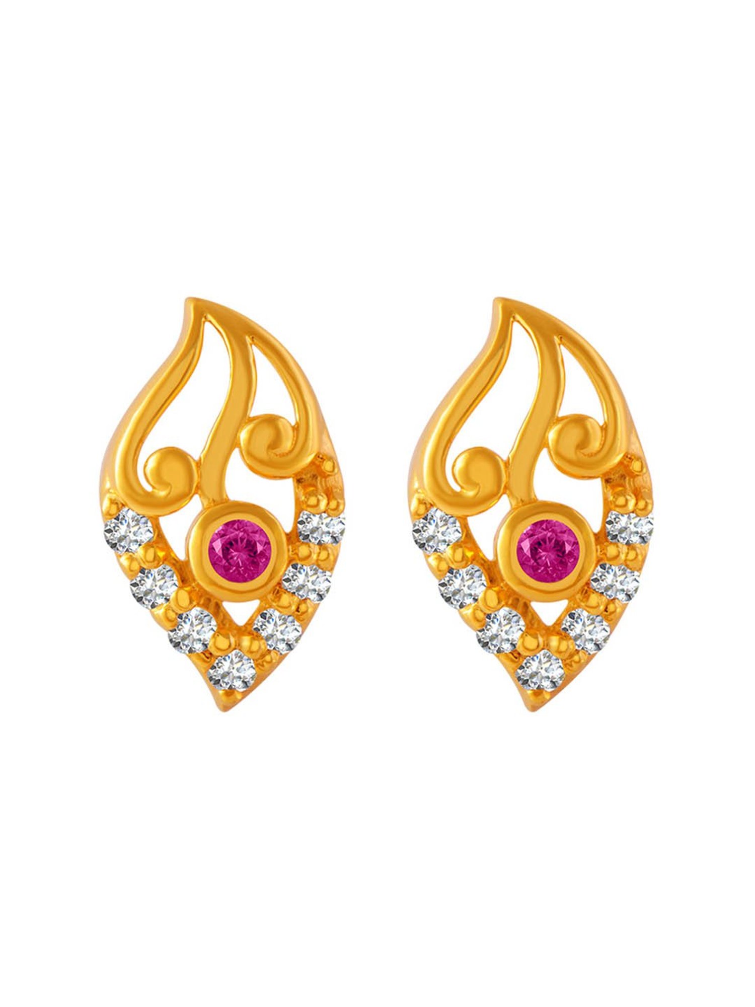 CKC Opulent Multi-Tiered Gold Jhumka Eardrops