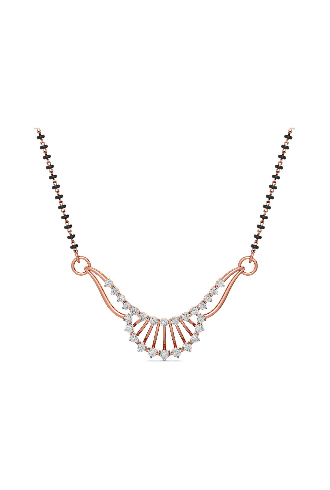 Waman Hari Pethe Jewellers 18k Gold & Diamond Mangalsutra for Women