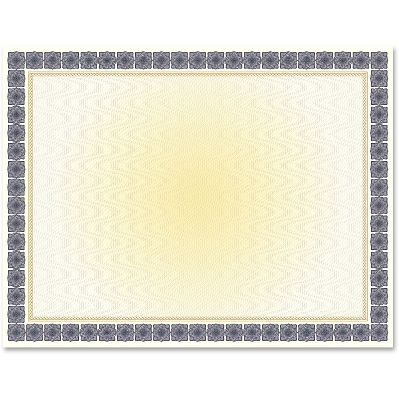 Geographics Award Certificates 15/PK Foil Blue/Gold 48673
