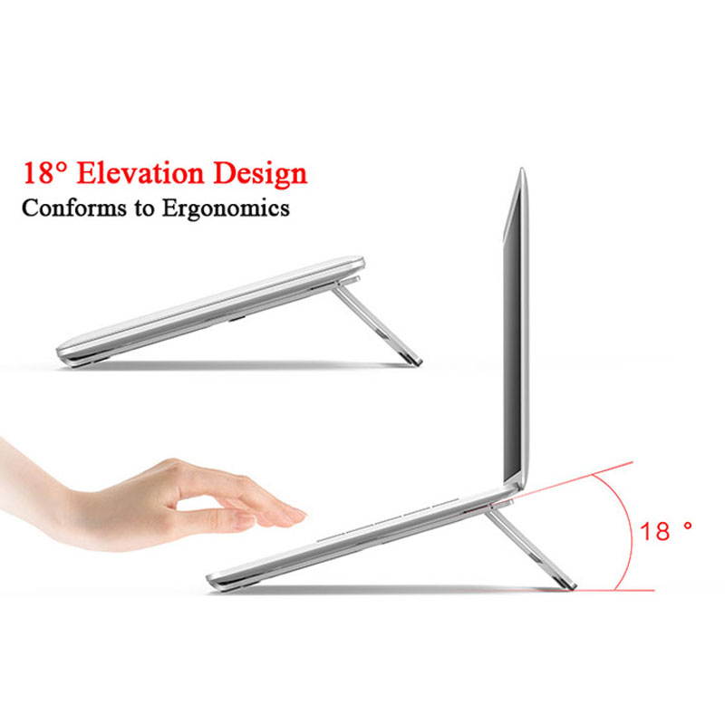 Foldable Laptop Stand Macbook Pro Aluminum Adjustable Desktop Tablet Holder Desk Table Mobile Phone Stand For iPad Air Notebook