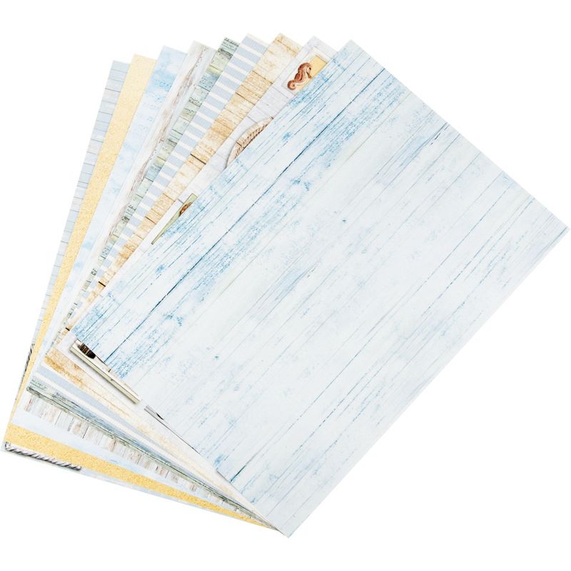 Ciao Bella Double-Sided Creative Pack 90lb A4 9/Pkg-Sound Of Summer, 9 Designs/1 Each