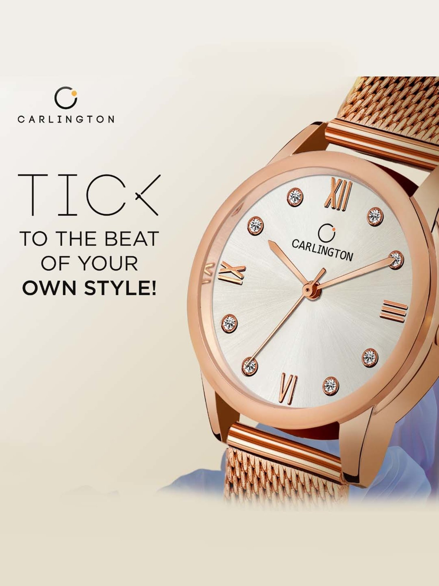 CARLINGTON CT 2005 Analog Watch for Women