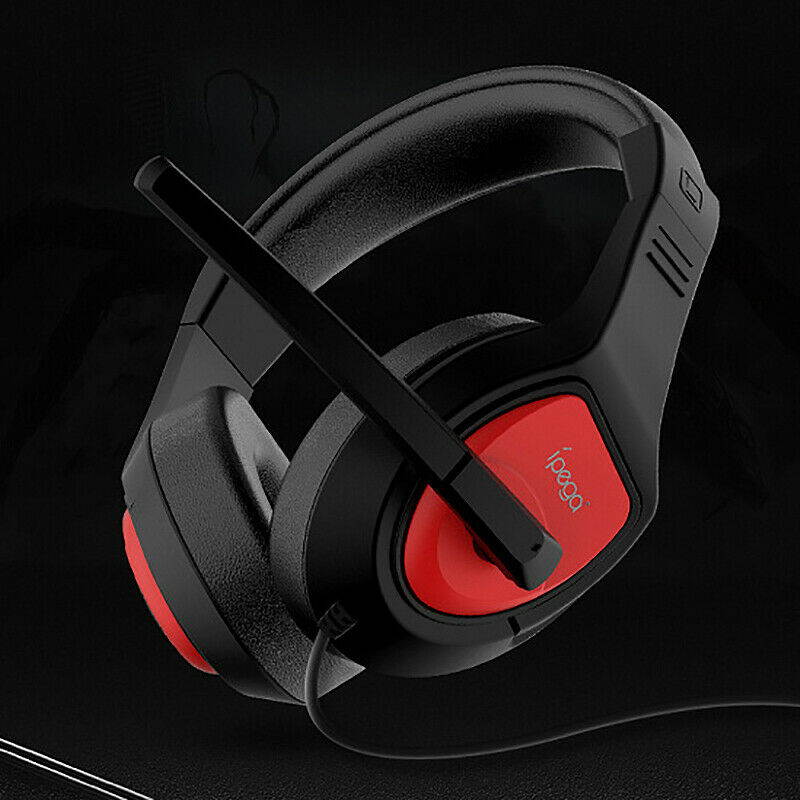 Ipega Pg-R001 Gaming Headphone with Adapter for N-Switch Ps4 Laptop Smartph E4R6