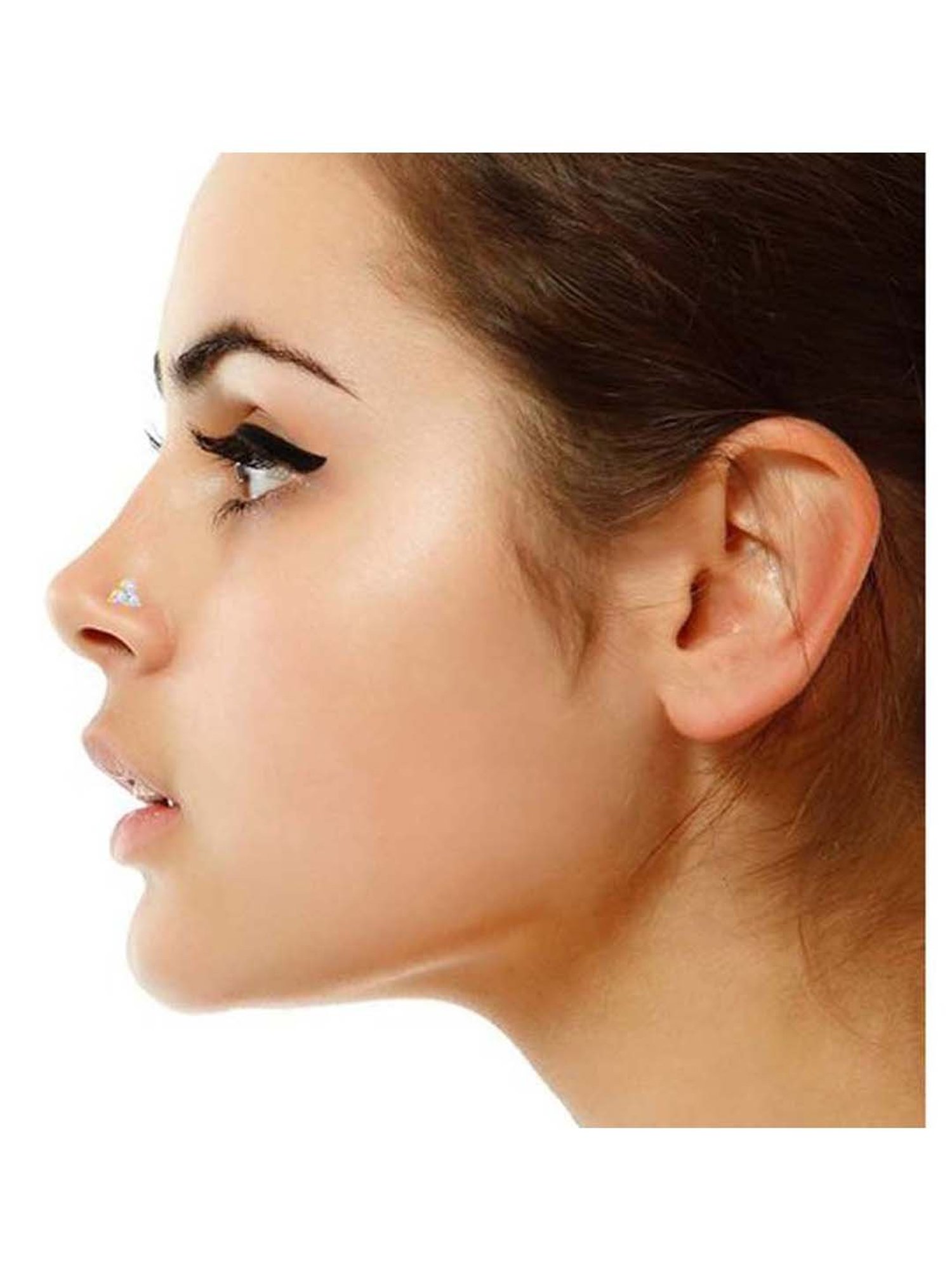 Malabar Gold and Diamonds 18 kt Gold & Diamond Nosepin