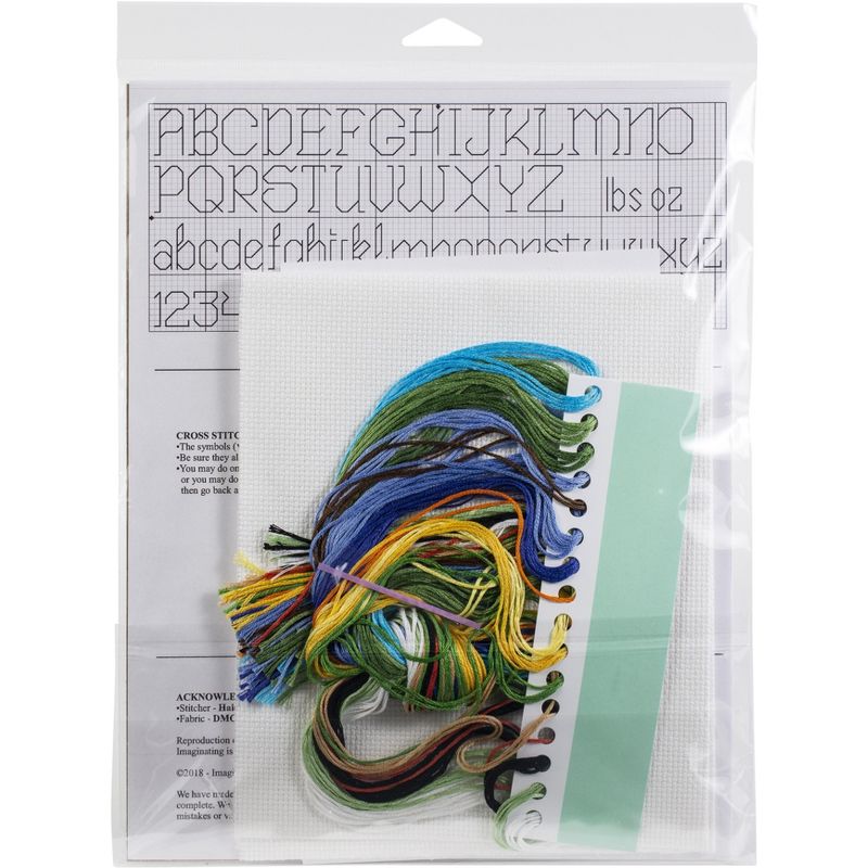 Imaginating Counted Cross Stitch Kit 9.5"X7"-Little Pilot Birth Record (14 Count)