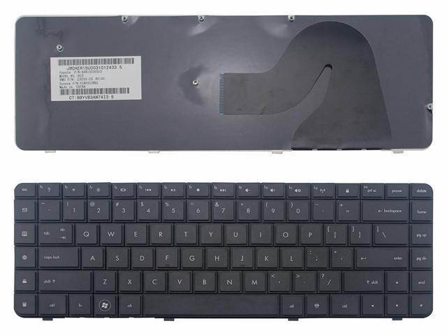 Laptop replacement keyboard for HP 606685-001 606685001 AEAX6U00310 US layout Black color