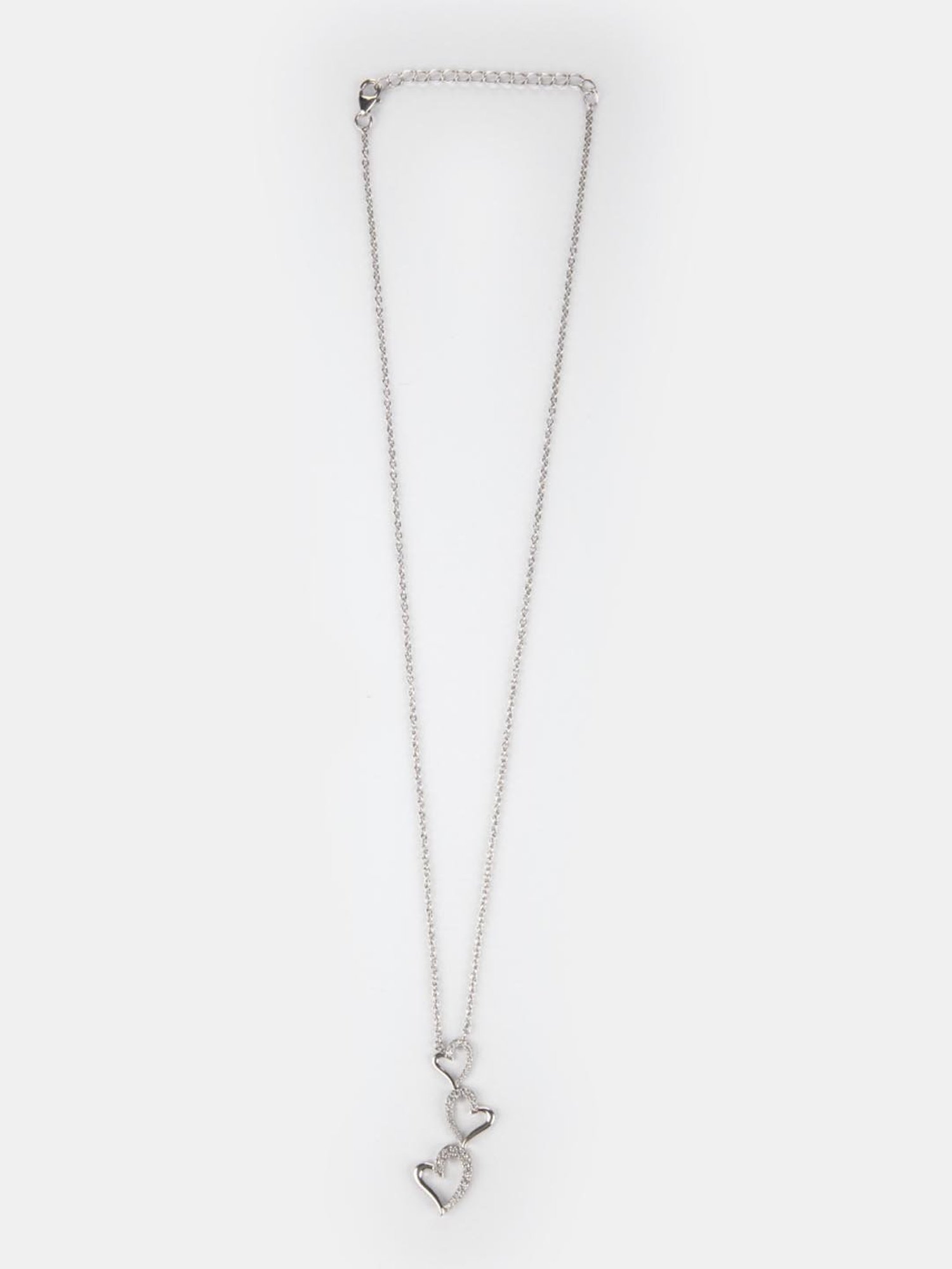 Shaya 92.5 Sterling Silver Jar of Hearts Necklace for Women