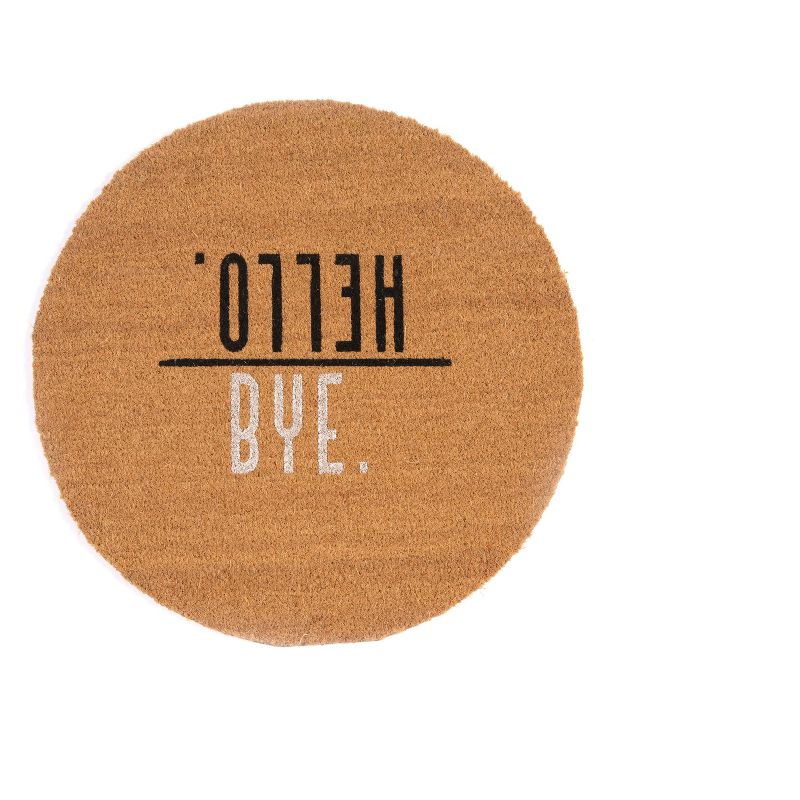 "Hello. / Bye." Doormat - Shiraleah