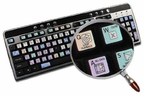 MAGIX SOUND FORGE GALAXY SERIES NEW KEYBOARD LABELS SHORTCUTS 12x12 SIZE