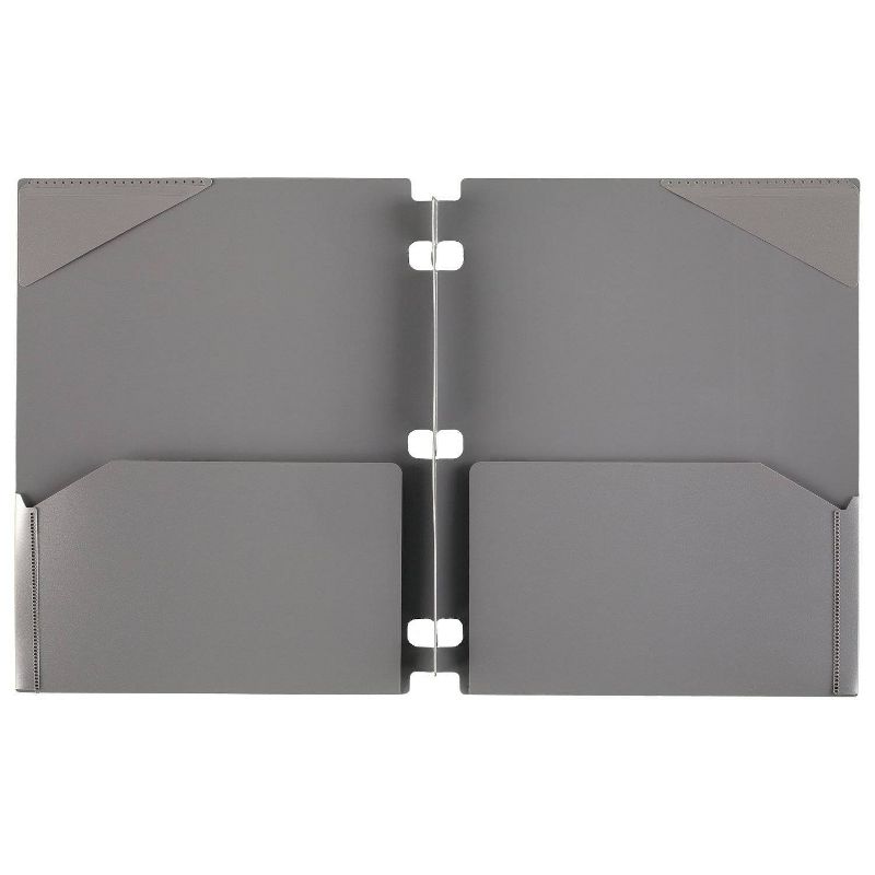 Snap-in Portfolio 2 Pocket Gray - Five Star