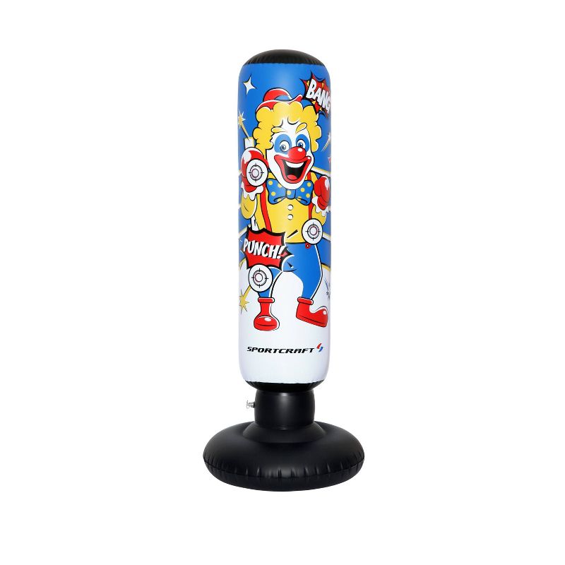 Sportcraft Electronic Clown Inflatable Punching Tower Bag
